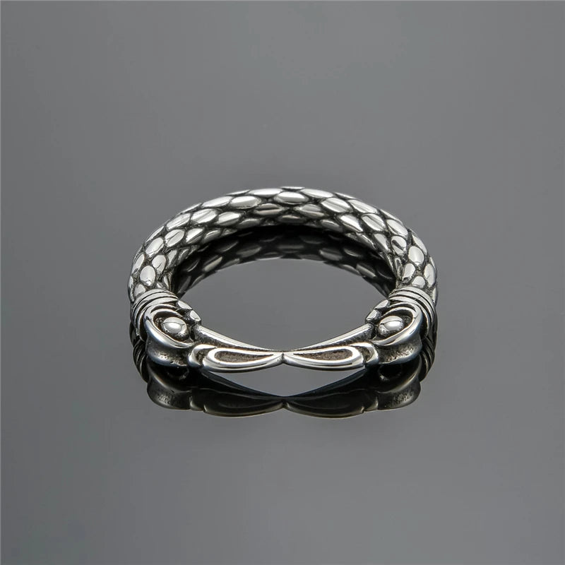 Anillo Zen Lobo de Acero Inoxidable – Fuerza, Libertad y Protección Espiritual