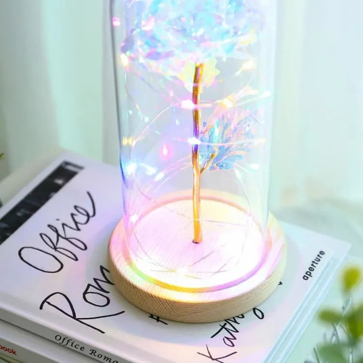 La Rosa Brillante bajo la campana