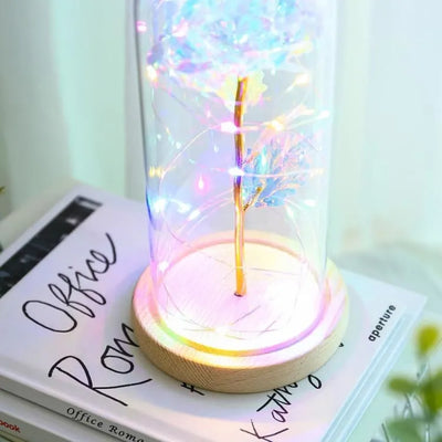 La Rosa Brillante bajo la campana