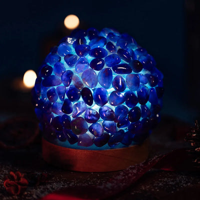 Lámpara de cabecera de amatista