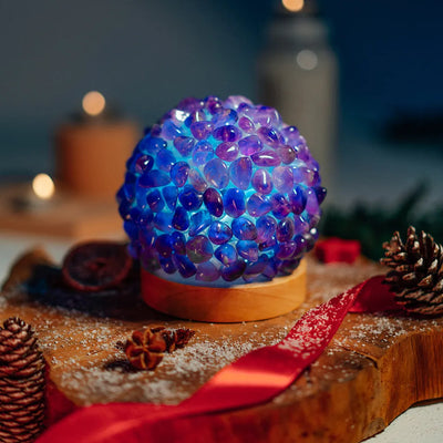 Lámpara de cabecera de amatista