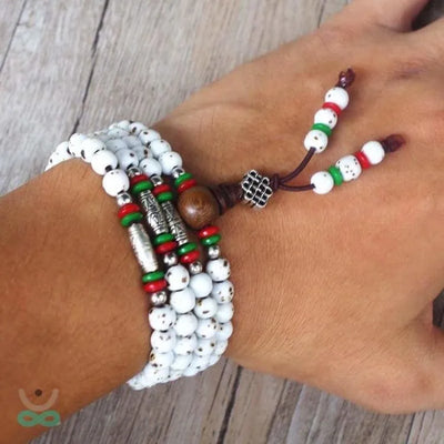 Mala 108 perlas en Jaspe Dálmata