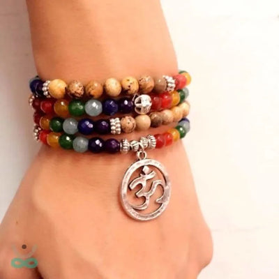 Mala de Sanación 7 Chakras 108 Perlas