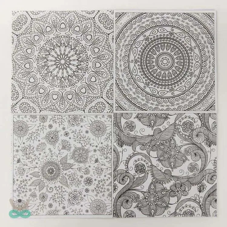 Mandalas zen para colorear