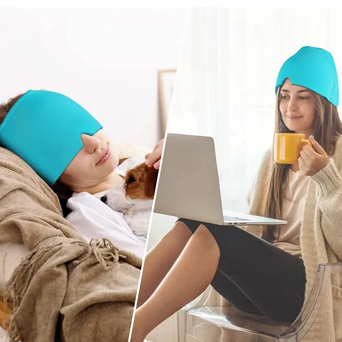 Mascarilla antimigraña de compresión en frío