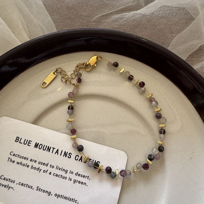 Energía renovada: collar y pulsera de turmalina natural para tu equilibrio