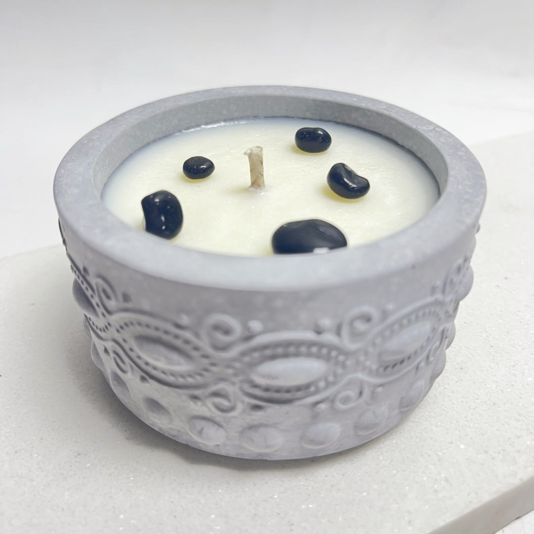Velas Perfumadas con Piedras Difusoras – Fragancia y Armonía Interior