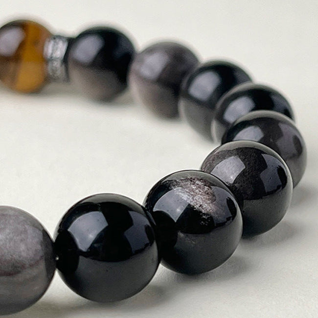 Pulsera de Obsidiana Nevada – Energía Renovada y Protección Espiritual