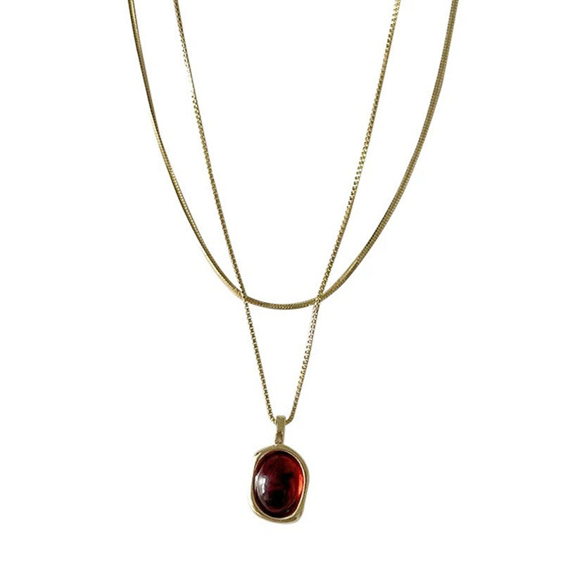 Collar de Ámbar Dorado: Lujo, Calidez y Energía para Tu Estilo