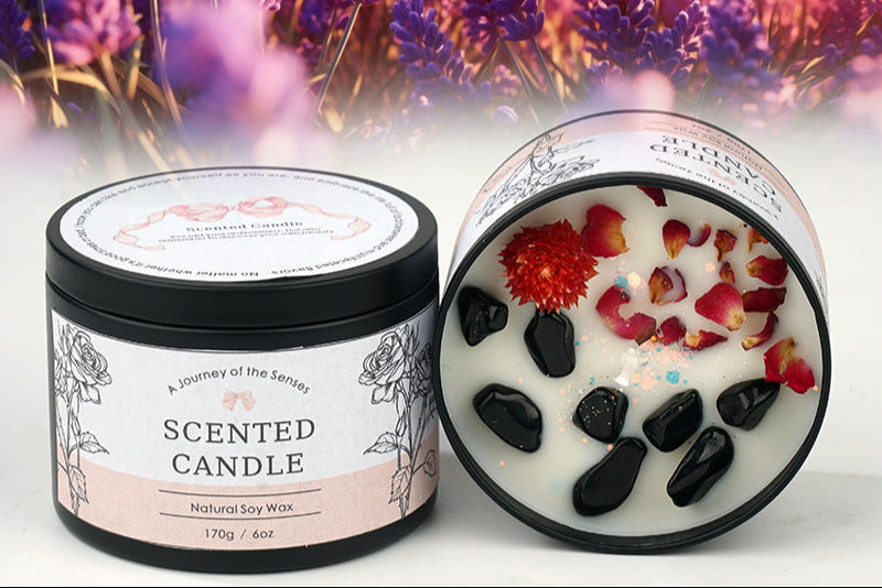 Vela Perfumada de Cristal – Fragancia Duradera y Armonía Interior