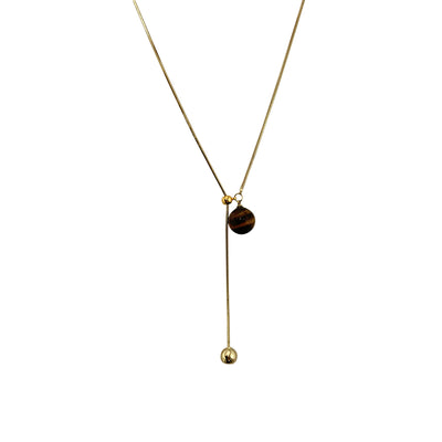 Collar Largo de Ámbar Natural – Protección y Equilibrio en tu Estilo