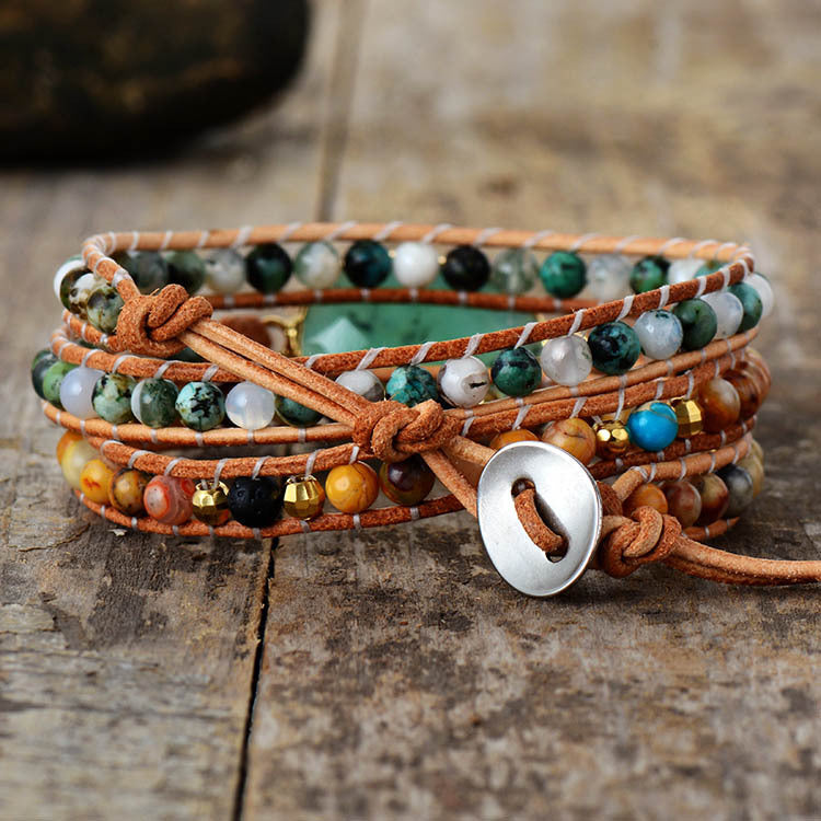 Pulsera Bohemia de Ágata Natural – Conecta con tu energía