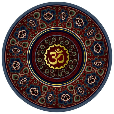 Esterilla Redonda de Meditación Lenguaje Floral – 3 mm