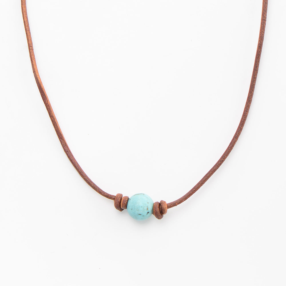 Colgante de Turquesa Natural – Belleza y Protección en Cada Gota