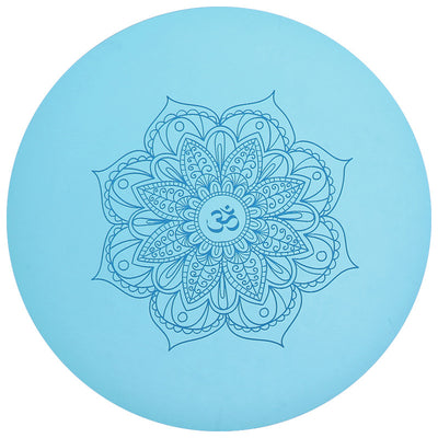 Esterilla Redonda de Meditación PU Antideslizante – 5 mm