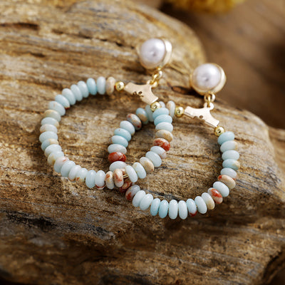 Aretes de Turquesa Natural: Renueva tu Energía y Estilo Cada Día