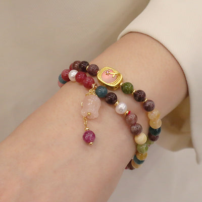 Pulsera de cuarcita y turmalina: armonía y energía vital cada día