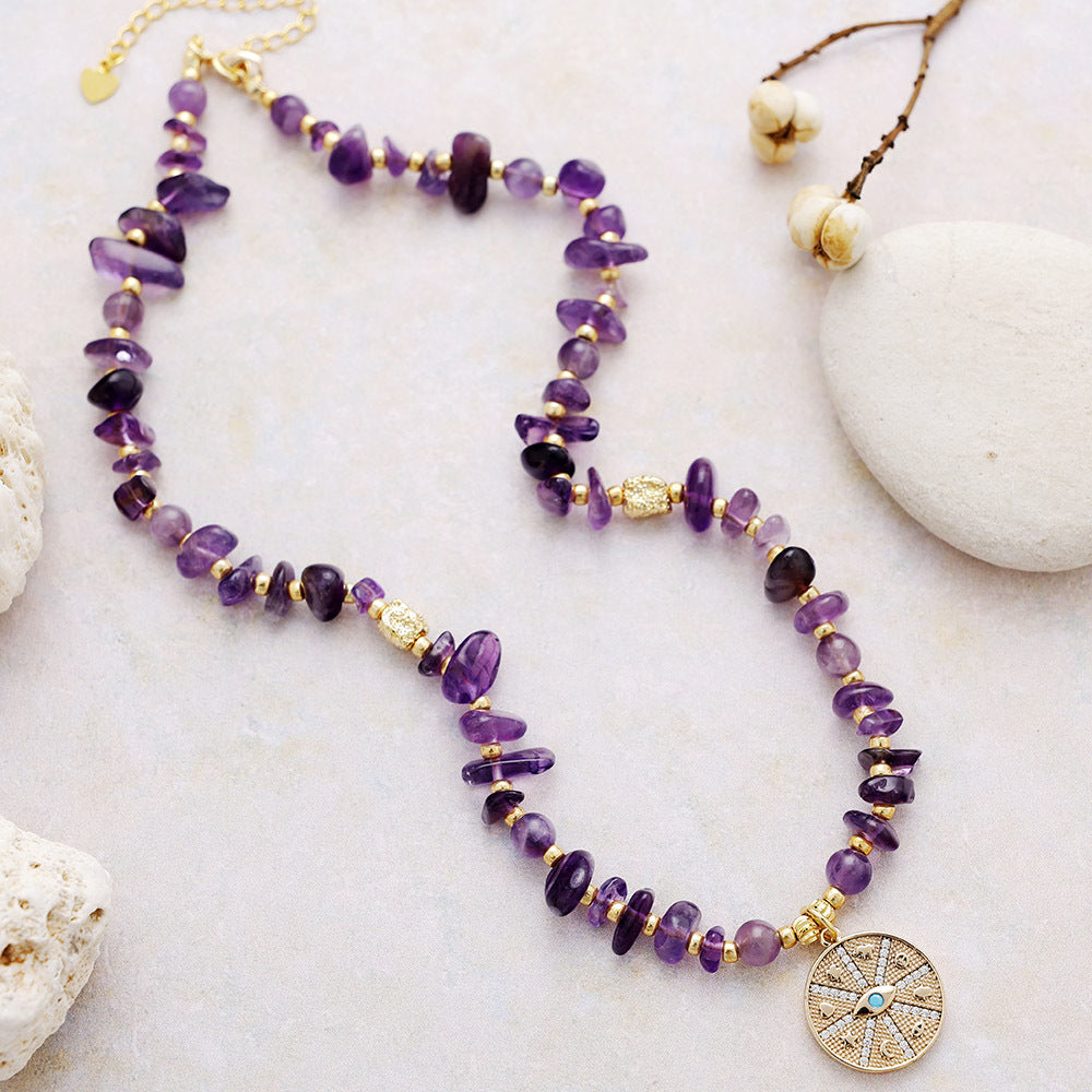 Collar Amatista Zen: Elegancia y Energía en Cada Detalle