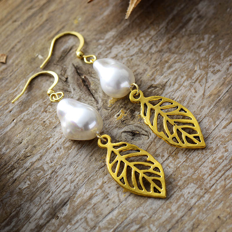 Pendientes de Jaspe Azul y Perla Blanca: equilibrio, serenidad y luz interior