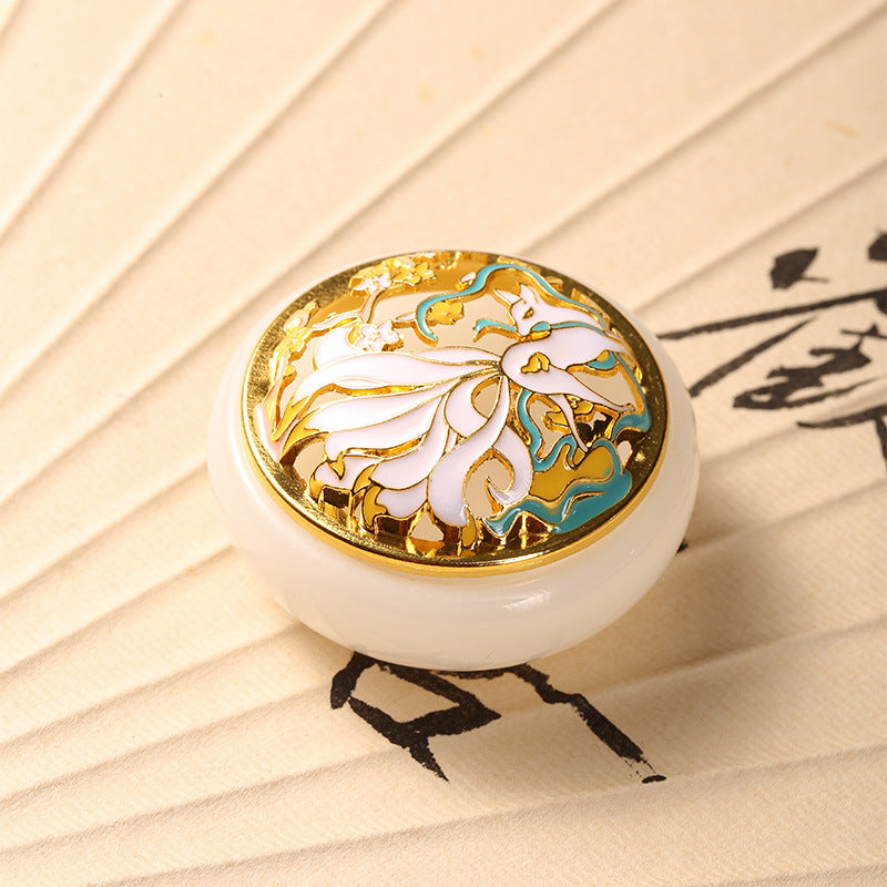 Quemador de Incienso de Vidrio Antiguo – Luz Interior y Belleza Atemporal