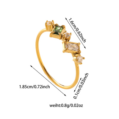 Anillo de diamantes coloridos: luz, energía y lujo para tu vida