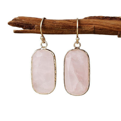 Equilibrio y Luz Interior: Pendientes de Minerales Naturales para Energía Positiva