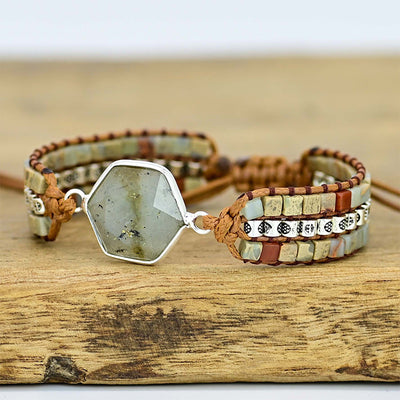Pulsera Shoushan trenzada – Conexión con la tierra y elegancia natural