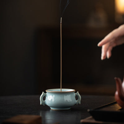 Quemador de Incienso Flor de Hielo – Pureza Interior y Belleza Sutil