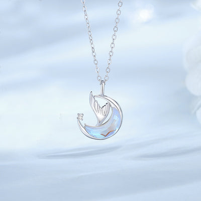 Collar Dúo de Aventurina Azul y Plata: Unión Espiritual y Estilo Infinito