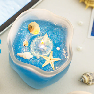 Velas Perfumadas con Conchas Marinas – Fragancia y Armonía del Mar