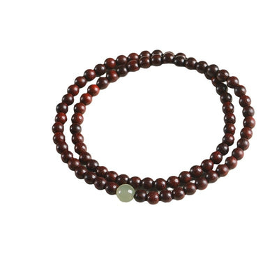 Pulsera de sándalo rojo y turmalina verde: Conexión y protección espiritual