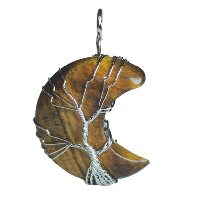 Collar Árbol de la Vida con Minerales Naturales – Energía, Equilibrio y Armonía Interior