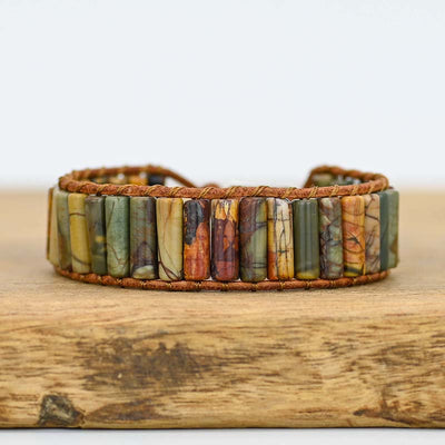 Pulsera de Piedra Shoushan – Fuerza de la Tierra en tu Muñeca