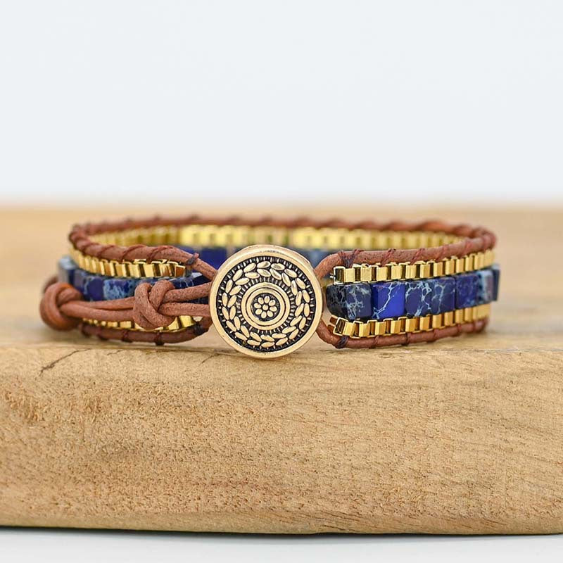 Pulsera de Lapislázuli – Elegancia Azul con Energía Ancestral