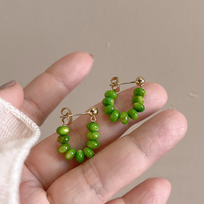 Pendientes de turmalina verde: Luz, frescura y equilibrio para tu espíritu