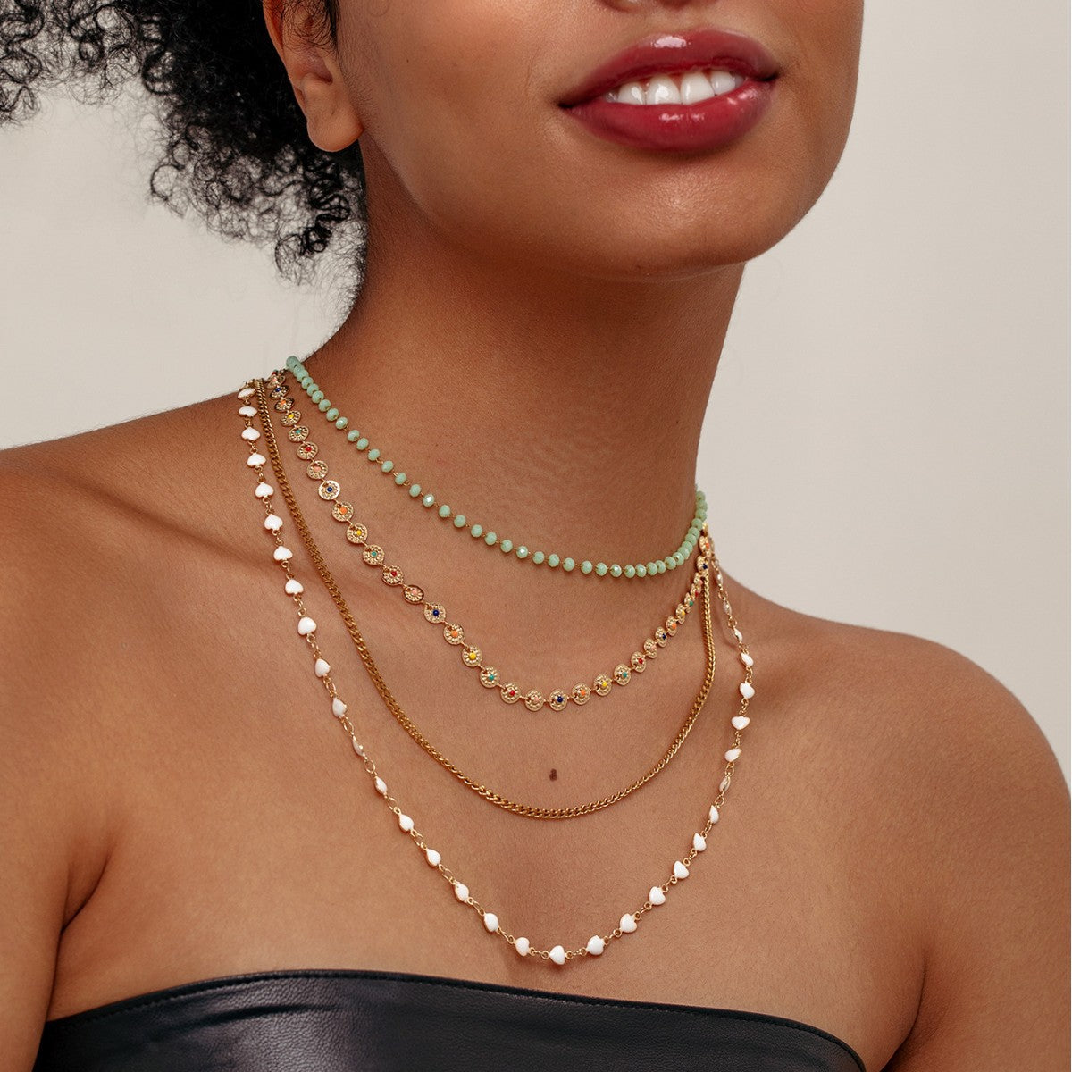 Collar Armonía y Vitalidad: Energía de la turmalina verde