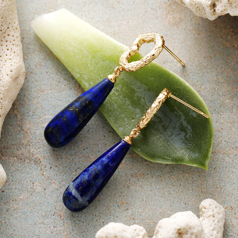 Pendientes gota natural: expresividad, vitalidad y serenidad en tu vida