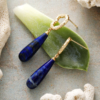 Pendientes gota natural: expresividad, vitalidad y serenidad en tu vida