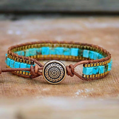 Pulsera de Turquesa – Elegancia Protectora con Energía Natural