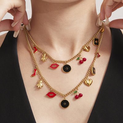 Collar Cerezo: Amuleto de la Alegría y el Renacer