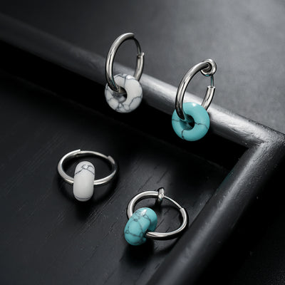 Pendientes de clip de piedra natural: Versatilidad, energía y moda sin límites