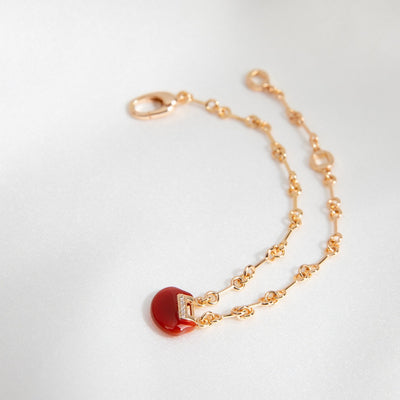 Pulsera de Paz y Energía: Fuerza espiritual con cornalina roja