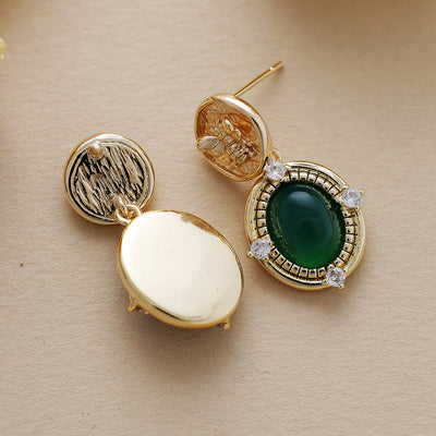 Pendientes de Malaquita Natural: Armoniza tu Energía y Destaca con Elegancia