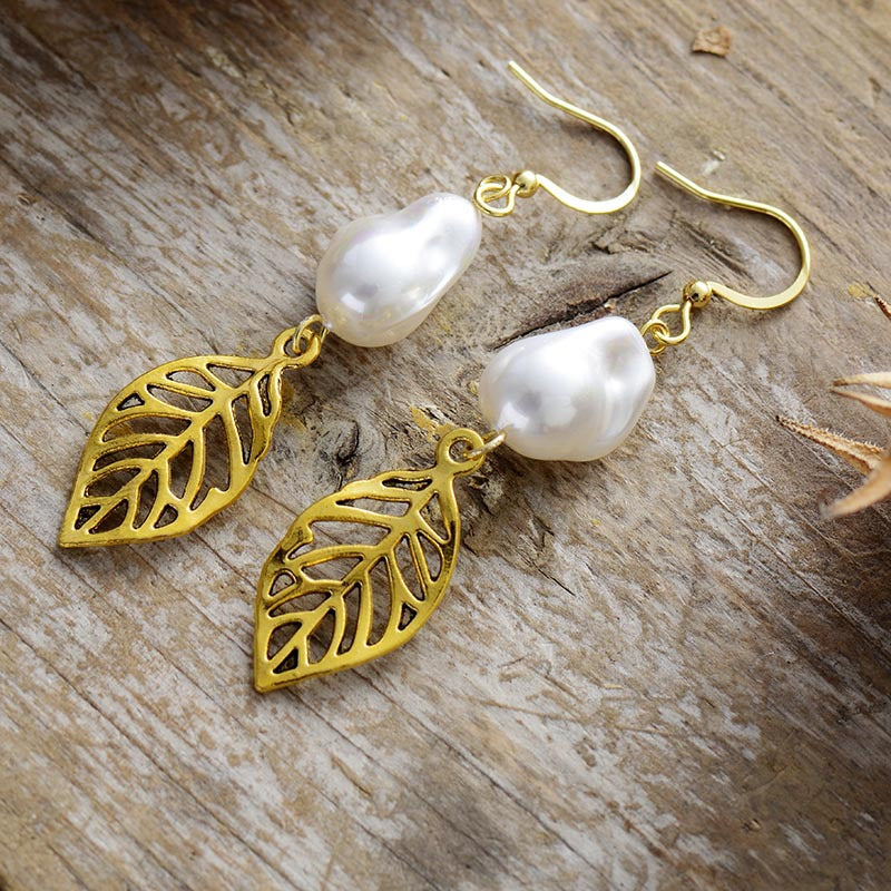 Pendientes de Jaspe Azul y Perla Blanca: equilibrio, serenidad y luz interior