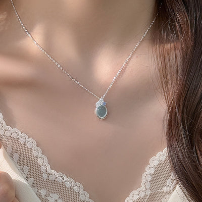 Collar y Pendientes de Plata S925 con Aguamarina: Serenidad y Elegancia en tu Día a Día