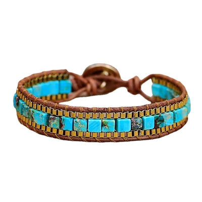 Pulsera de Turquesa – Elegancia Protectora con Energía Natural