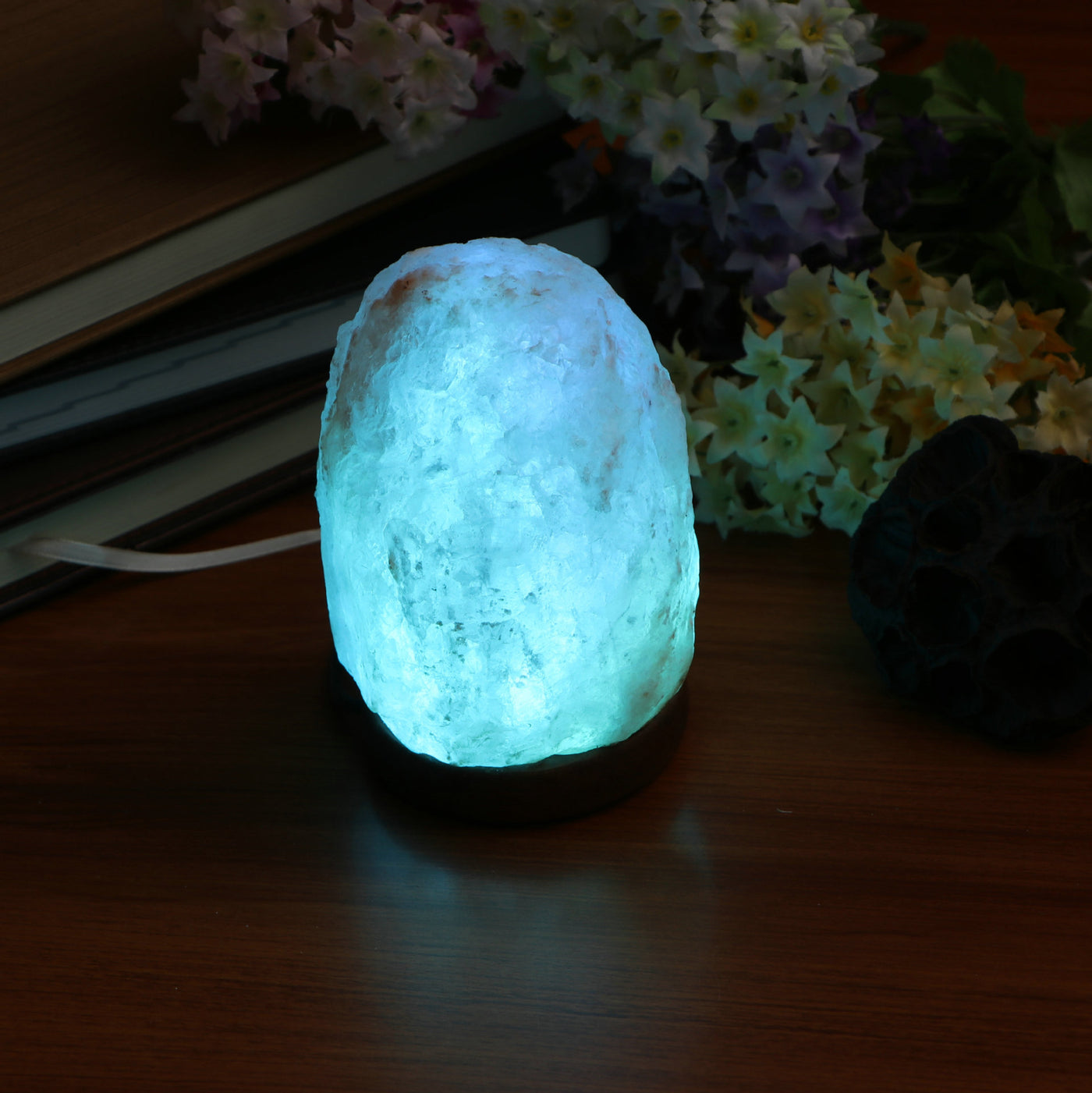Lámpara de Sal del Himalaya USB – Luz de Energía y Armonía Natural