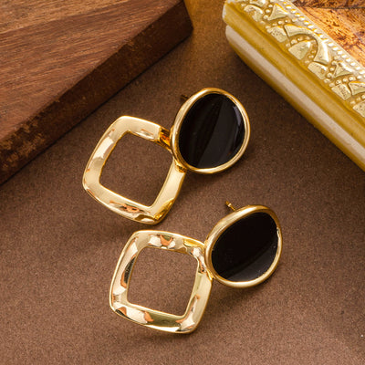 Equilibrio y energía positiva: Pendientes de turmalina rosa y obsidiana negra