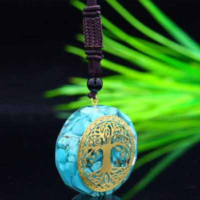 Collar Árbol de la Vida Zen con Cristales Naturales – Energía, Sanación y Equilibrio Interior