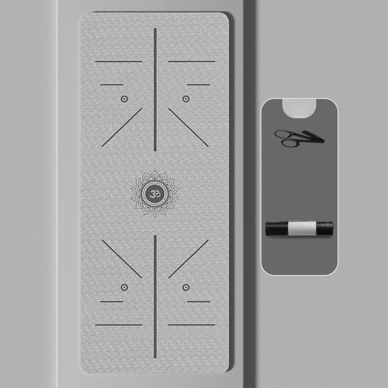 Esterilla de Yoga Gris con  Símbolo Om